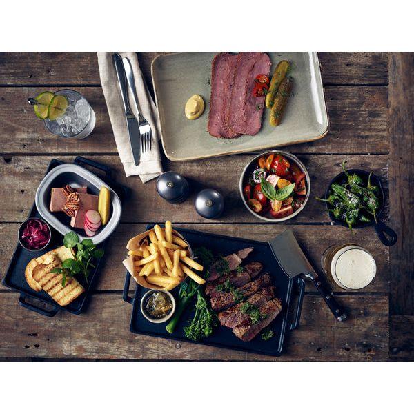 GenWare Cast Iron Rectangular Platter 28 x 20cm - BESPOKE 77