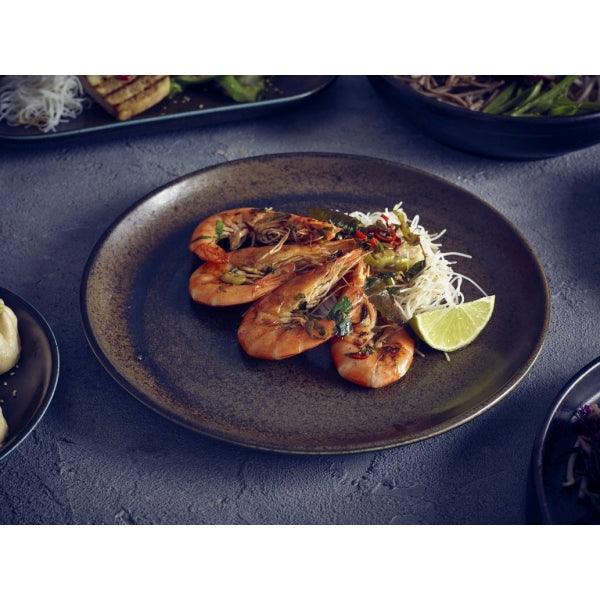Terra Porcelain Black Coupe Plate 27.5cm - BESPOKE 77