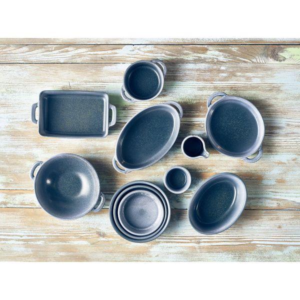 Forge Graphite Stoneware Rectangular Dish 16 x 10.5 x 4cm - BESPOKE 77