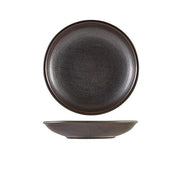 Terra Porcelain Black Deep Coupe Plate 21cm - BESPOKE 77