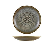 Terra Porcelain Matt Grey Deep Coupe Plate 21cm - BESPOKE 77