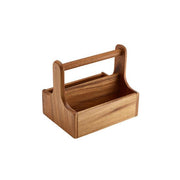 Medium Dark Wood Table Caddy - BESPOKE 77