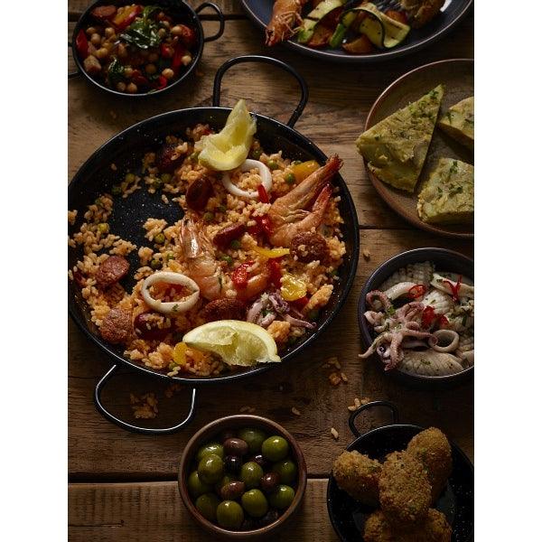 Black Enamel Paella Pan 20cm - BESPOKE 77
