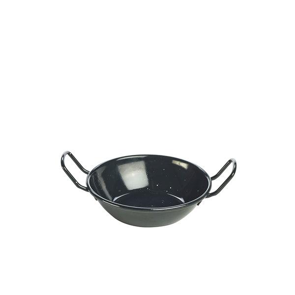 Black Enamel Dish 14cm - BESPOKE 77