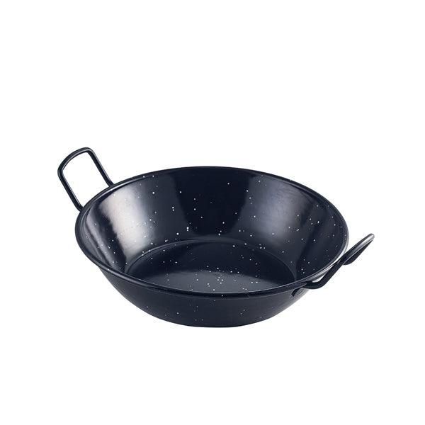 Black Enamel Dish 22cm - BESPOKE 77