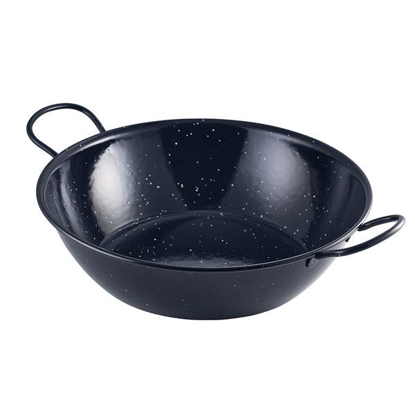 Black Enamel Dish 30cm - BESPOKE 77