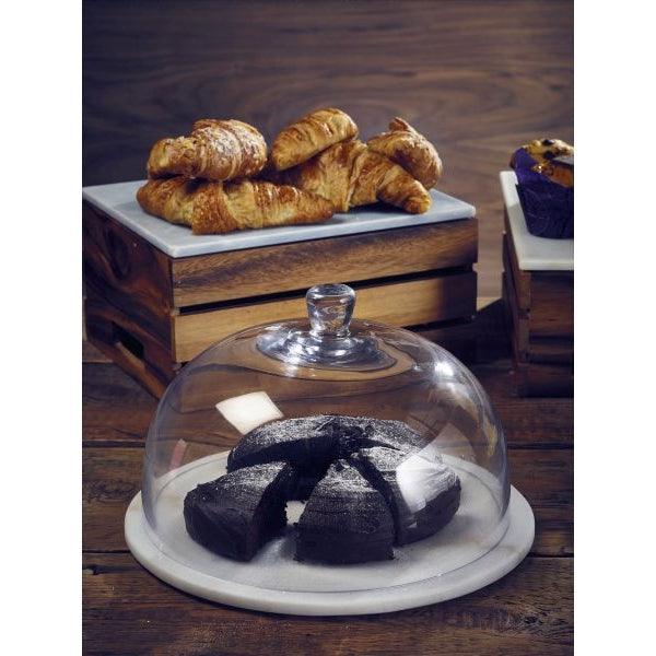 Glass Cake Stand Cover 29.8 x 19cm - BESPOKE 77