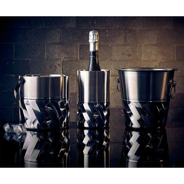 GenWare Stainless Steel Swirl Ice Bucket - BESPOKE 77