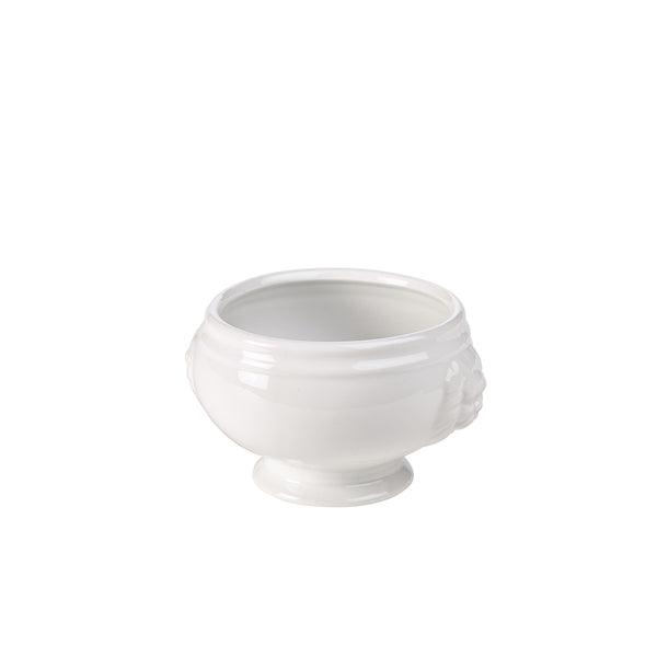 Genware Porcelain Lion Head Soup Bowl 40cl/14oz - BESPOKE 77