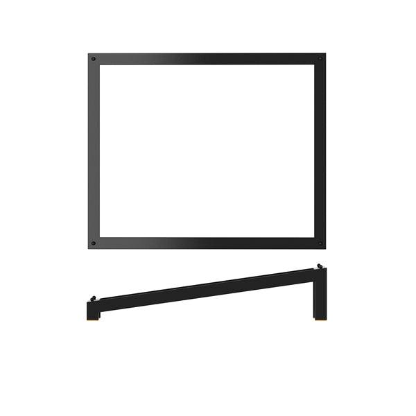 Black Luxor Metal GN1/2 Angled Riser 32.5 x 26.5 x 7cm - BESPOKE 77