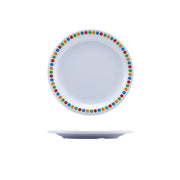 Genware Melamine 6.25" Plate- Coloured Circle - BESPOKE 77