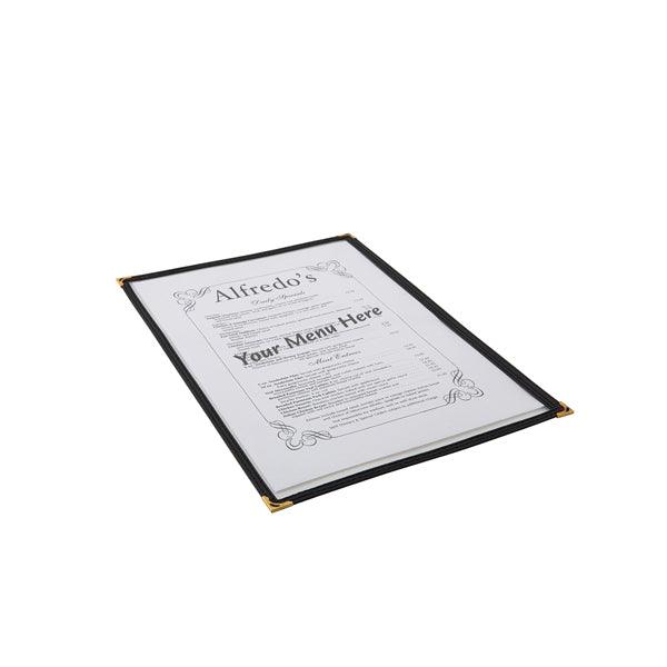 American Style Clear Menu Holder - 1 Page - BESPOKE 77