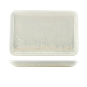 Terra Porcelain Pearl Rectangular Platter 30 x 20cm - BESPOKE 77