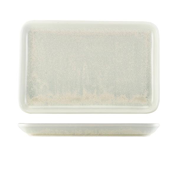 Terra Porcelain Pearl Rectangular Platter 30 x 20cm - BESPOKE 77
