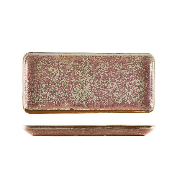 Terra Porcelain Rose Narrow Rectangular Platter 31 x 14cm - BESPOKE 77