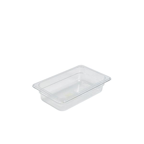 1/4 -Polycarbonate GN Pan 100mm Clear - BESPOKE 77
