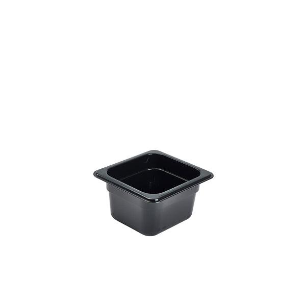 1/6 -Polycarbonate GN Pan 100mm Black - BESPOKE 77