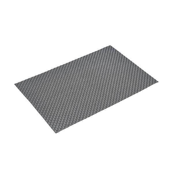Placemat Silver 45 x 30cm PVC - BESPOKE 77