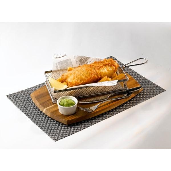 Placemat Silver 45 x 30cm PVC - BESPOKE 77