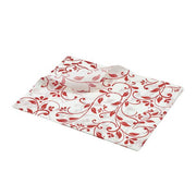 Greaseproof Paper Red Floral Print 25 x 20cm - BESPOKE 77