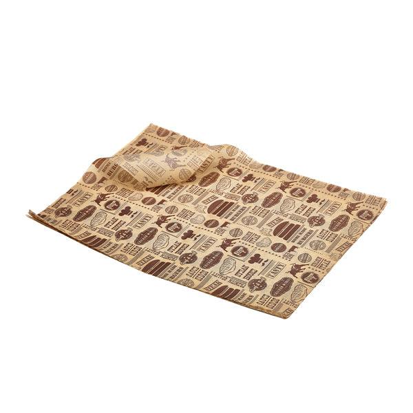 Greaseproof Paper Steak House Design 25 x 35cm - BESPOKE 77