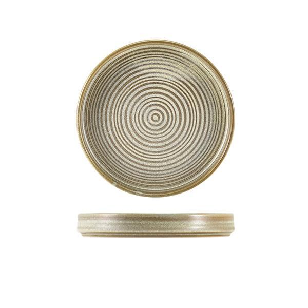 Terra Porcelain Matt Grey Presentation Plate 18cm - BESPOKE 77