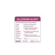 50X50mm Removable Allergen Label (500) - BESPOKE 77