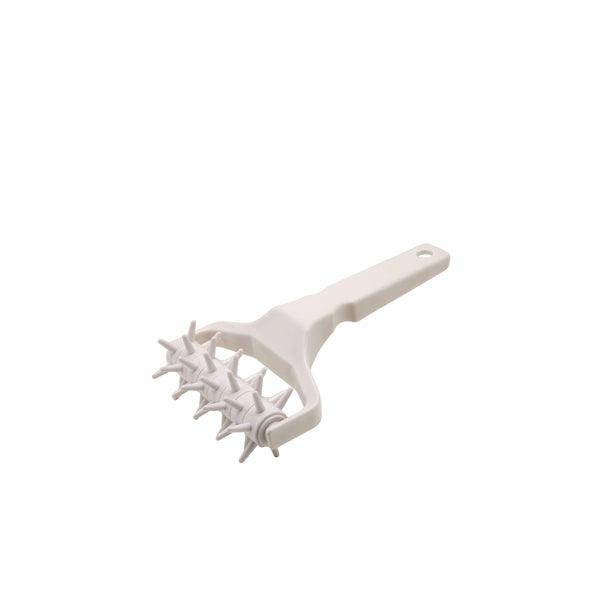 Genware White Plastic Roller Docker - BESPOKE 77