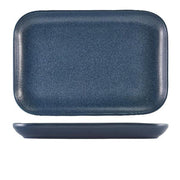 Terra Stoneware Antigo Denim Rectangular Plate 34.5 x 23.5cm - BESPOKE 77