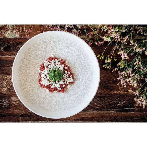 Lunar White Hygge Flat Plate 22cm - BESPOKE 77