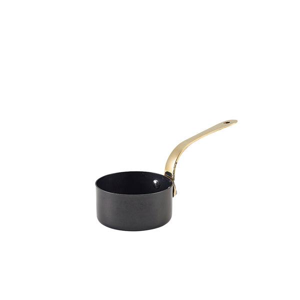 GenWare Black Vintage Steel Mini Sauce Pan 7 x 3.75cm - BESPOKE 77