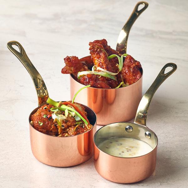 GenWare Mini Copper Sauce Pan 7 x 3.75cm - BESPOKE 77
