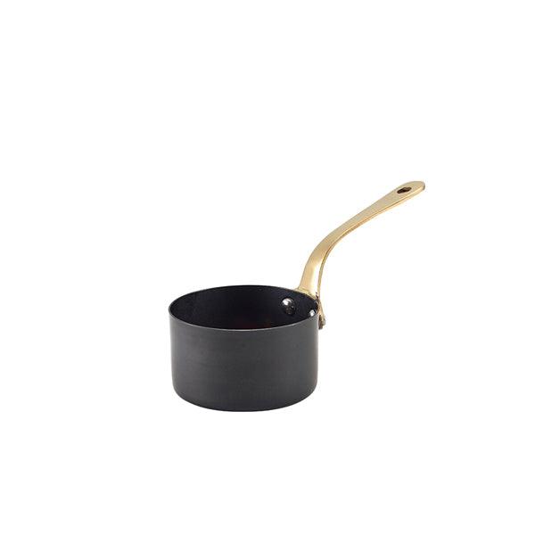 GenWare Black Vintage Steel Mini Sauce Pan 7.8 x 4.5cm - BESPOKE 77