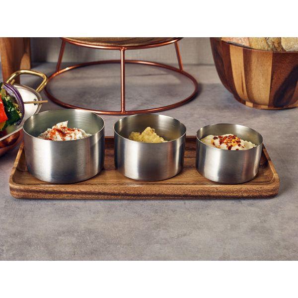 GenWare Stainless Steel Straight Sided Dish 8cm - BESPOKE 77