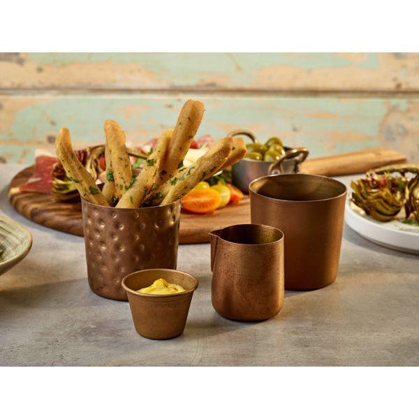 GenWare Copper Vintage Steel Serving Cup 8.5 x 8.5cm - BESPOKE 77