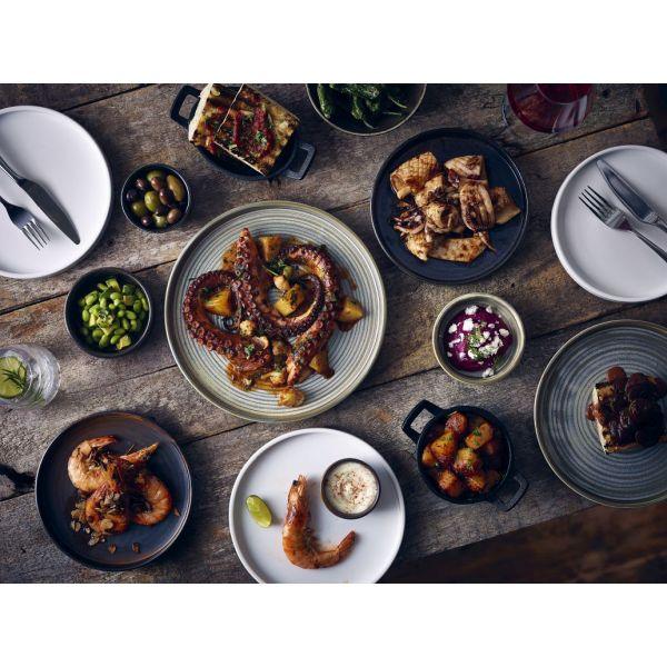 Terra Porcelain Matt Grey Tapas Dish 10cm - BESPOKE 77