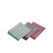 Mini Check T-Towel 43X68cm 10Pcs Mix Colours - BESPOKE 77