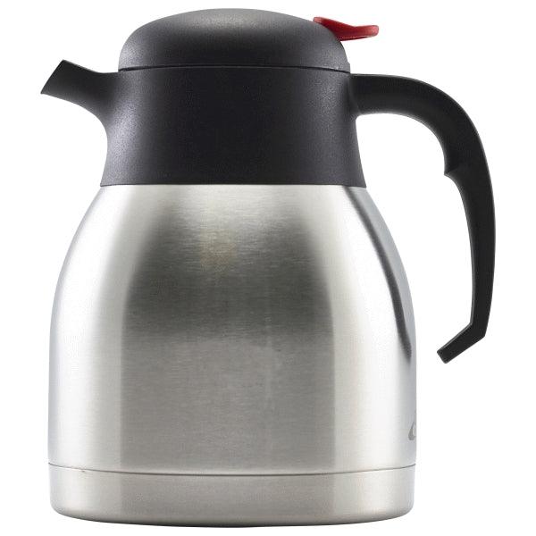 St/St Vacuum Push Button Jug 1L - BESPOKE 77