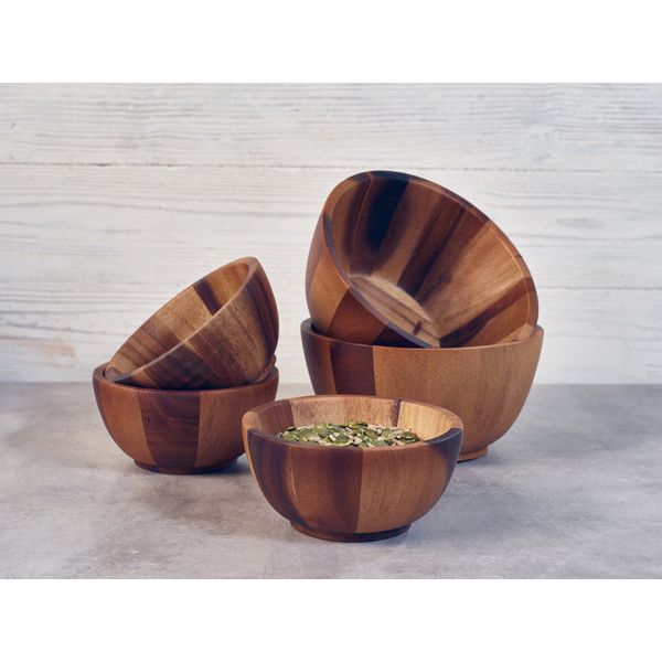 Acacia Wood Bowl 15Dia x 7cm - BESPOKE 77