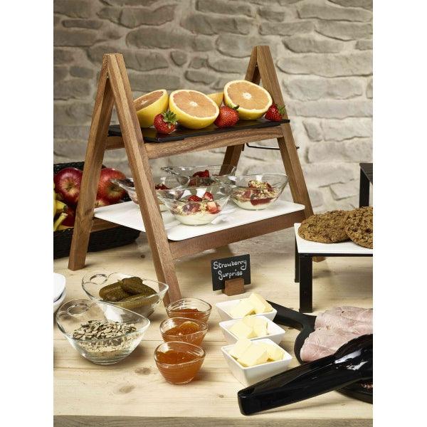 Acacia Wood Display Stand 38x30x40cm - BESPOKE 77