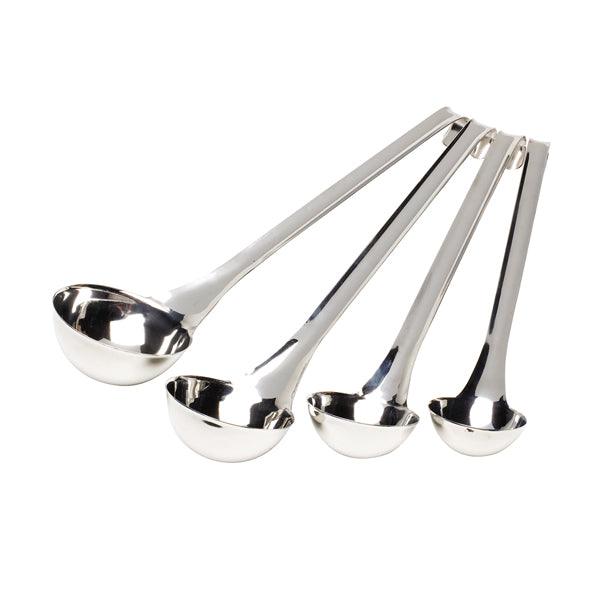 S/St 4" Wide Neck Ladle 10cm/250ml - BESPOKE 77