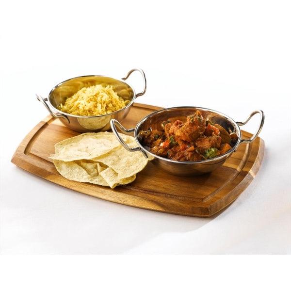 Genware Acacia Wood Serving Board 36 x 25.5 x 2cm - BESPOKE 77