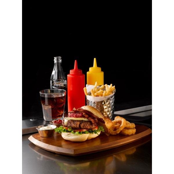 Genware Acacia Wood Serving Board 36 x 25.5 x 2cm - BESPOKE 77