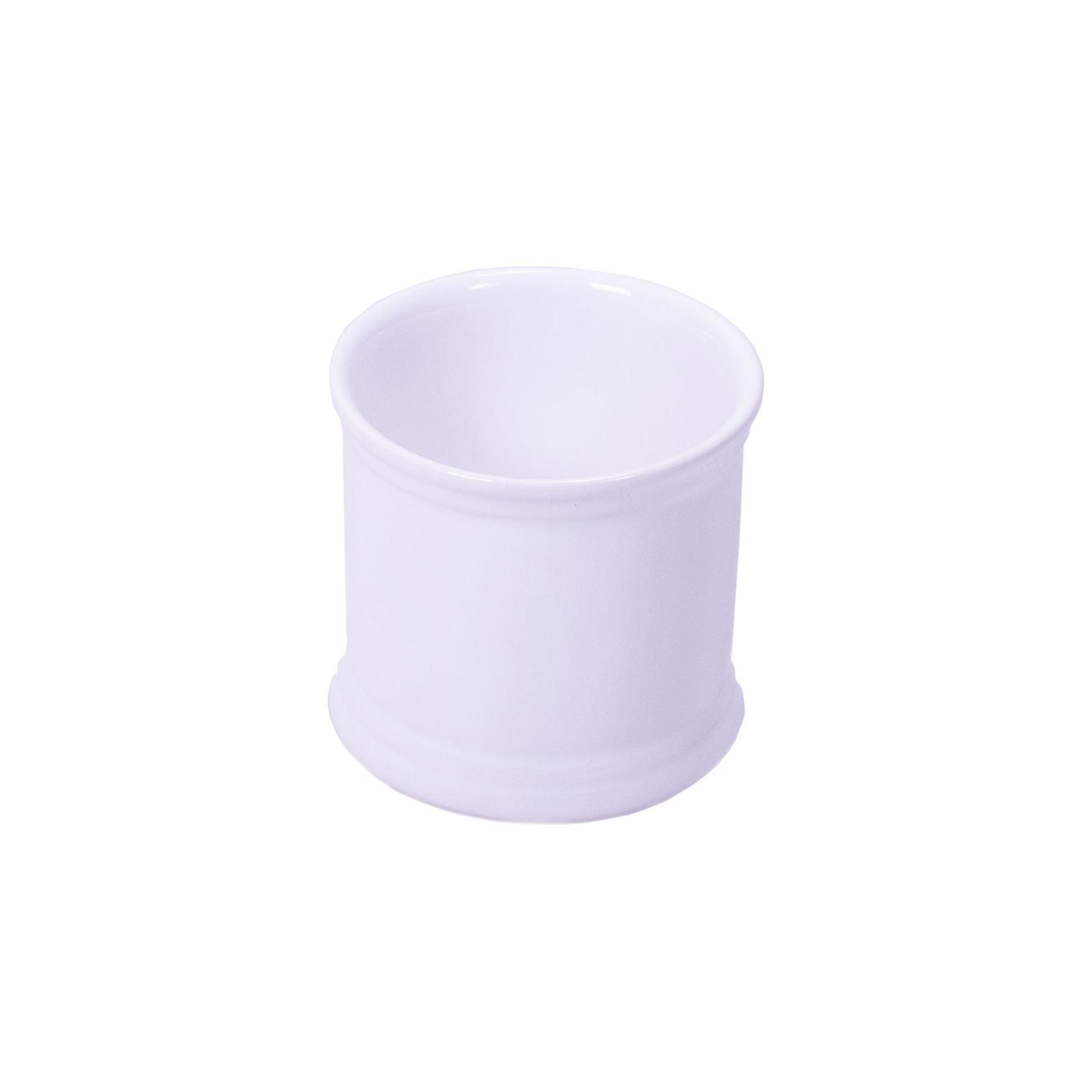 White Stoneware Cheese Pot With Lid - BESPOKE 77