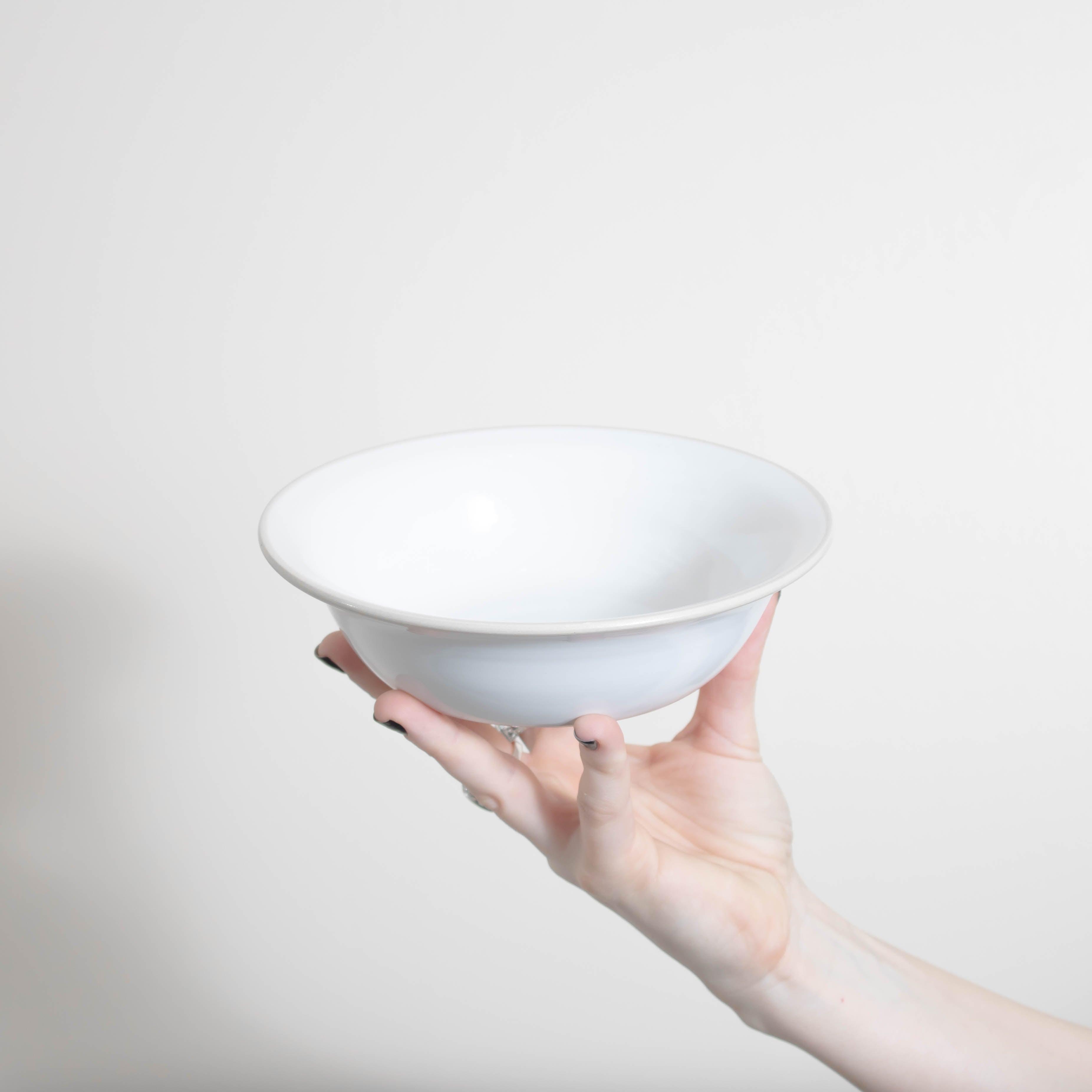 Tavs White With Barley Edge 18cm Dessert Bowl - BESPOKE77