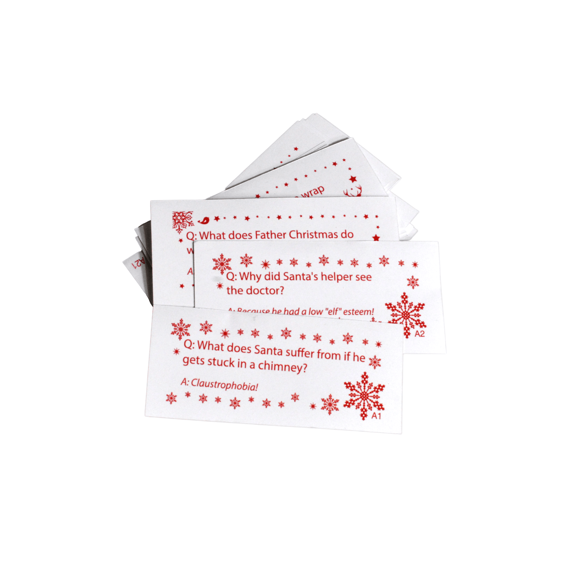 Plastic Free/Eco Friendly Kraft Christmas Crackers 10" - Reindeer & Snowflake Print - BESPOKE77