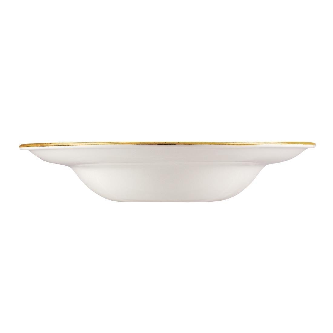Churchill stonecast round wide rim bowl duck egg blue 240mm - BESPOKE77