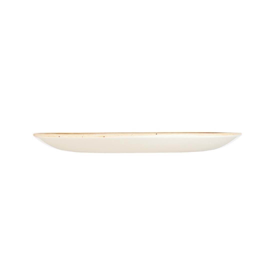 Churchill stonecast round coupe plate mustard seed yellow 260mm - BESPOKE77